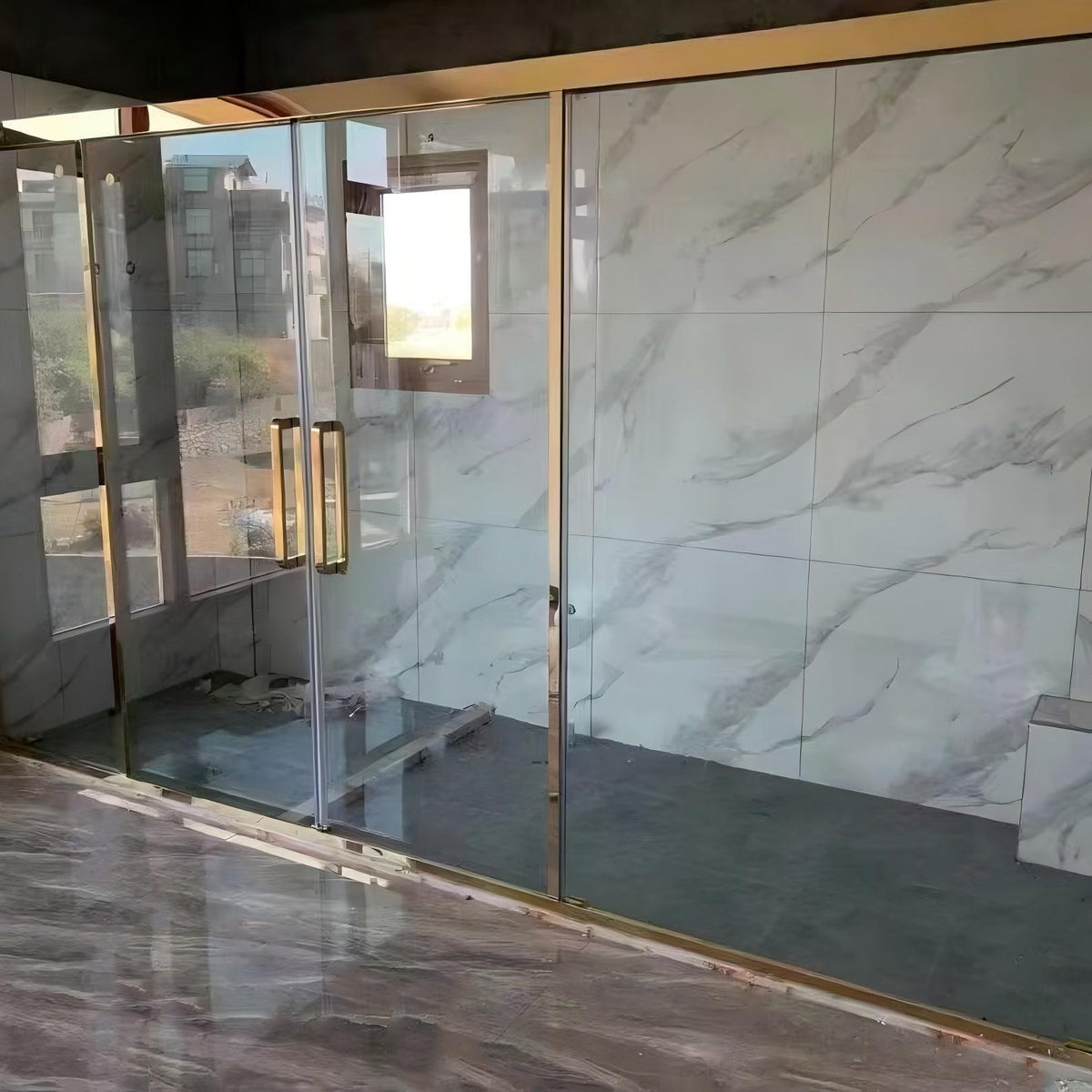 Easy Install Shower Door Guide Rail