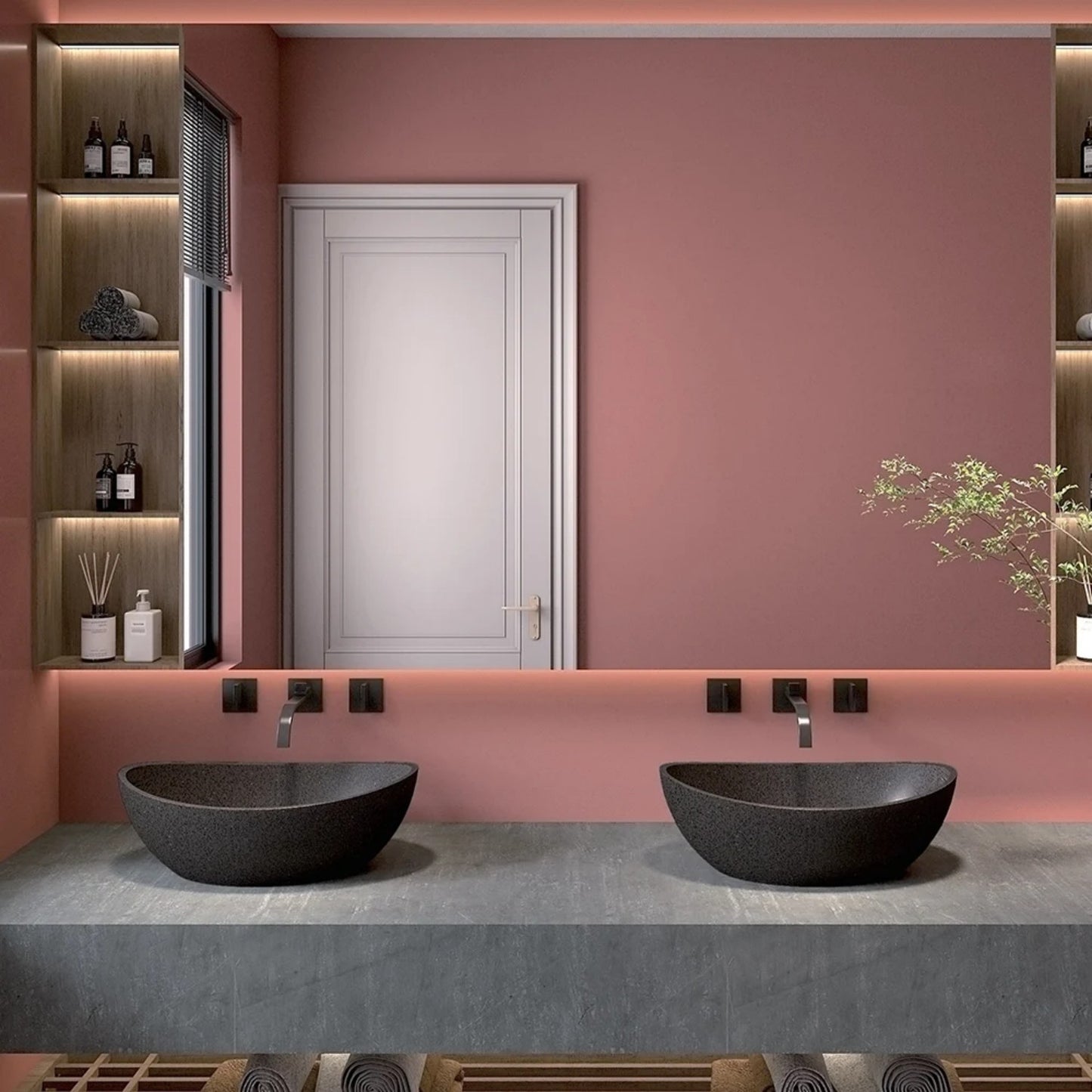 Oval Cement Basin