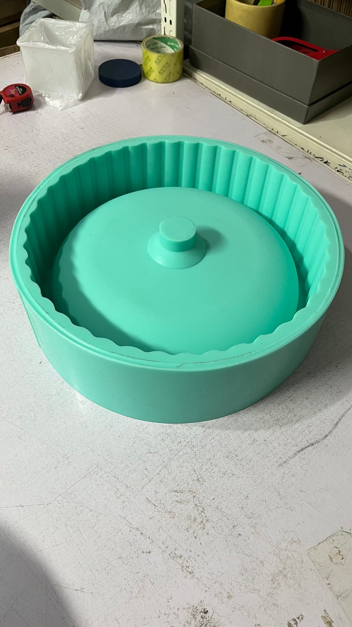 DIY Sink Mould Concrete Resin Use
