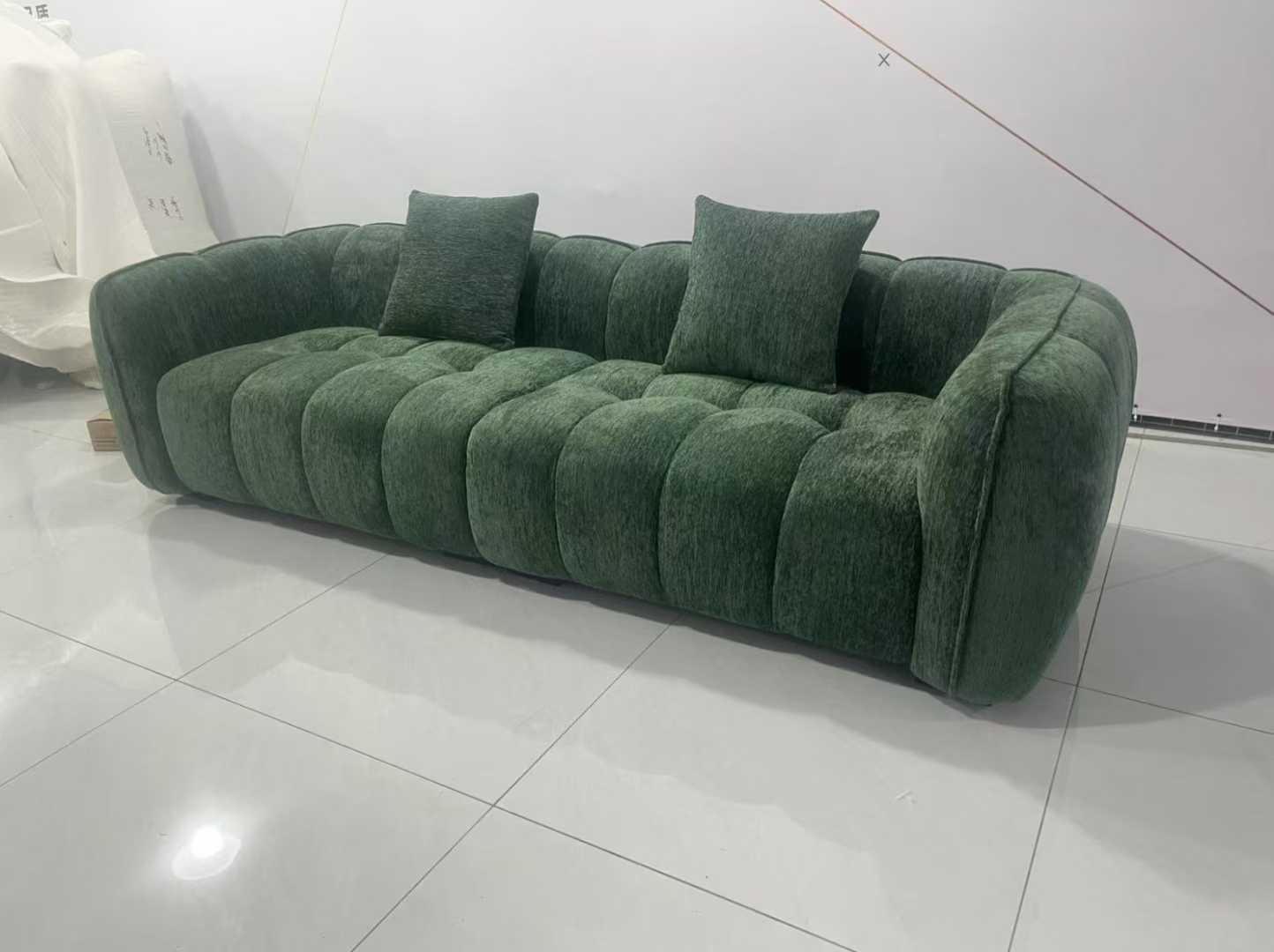 Boucle Channel Stitch 3-Seater Sofa