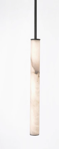 Alabaster Chandelier for Marble Duplex Staircase