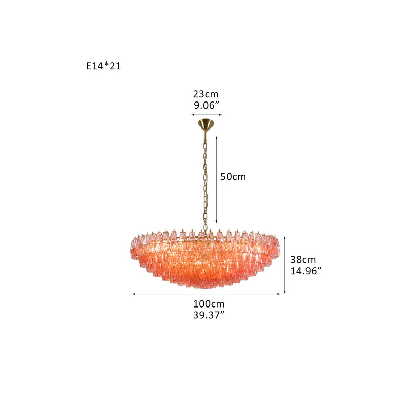 American Luxury Postmodern Designer Chandelier