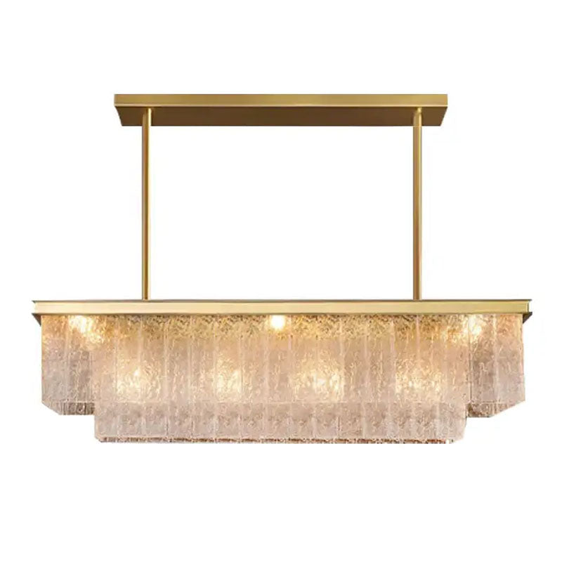 Modern Luxury Post Crystal Chandelier