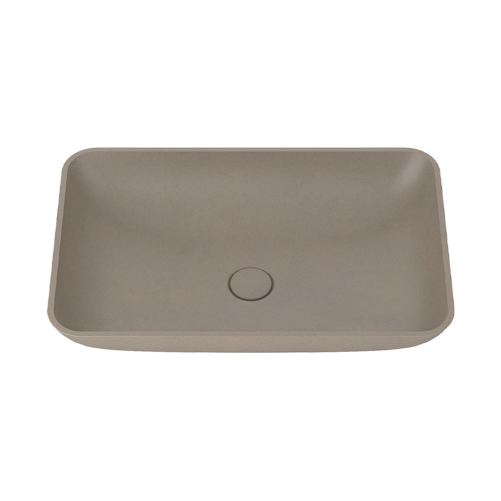 Above Counter Concrete Bathroom Wash Basin