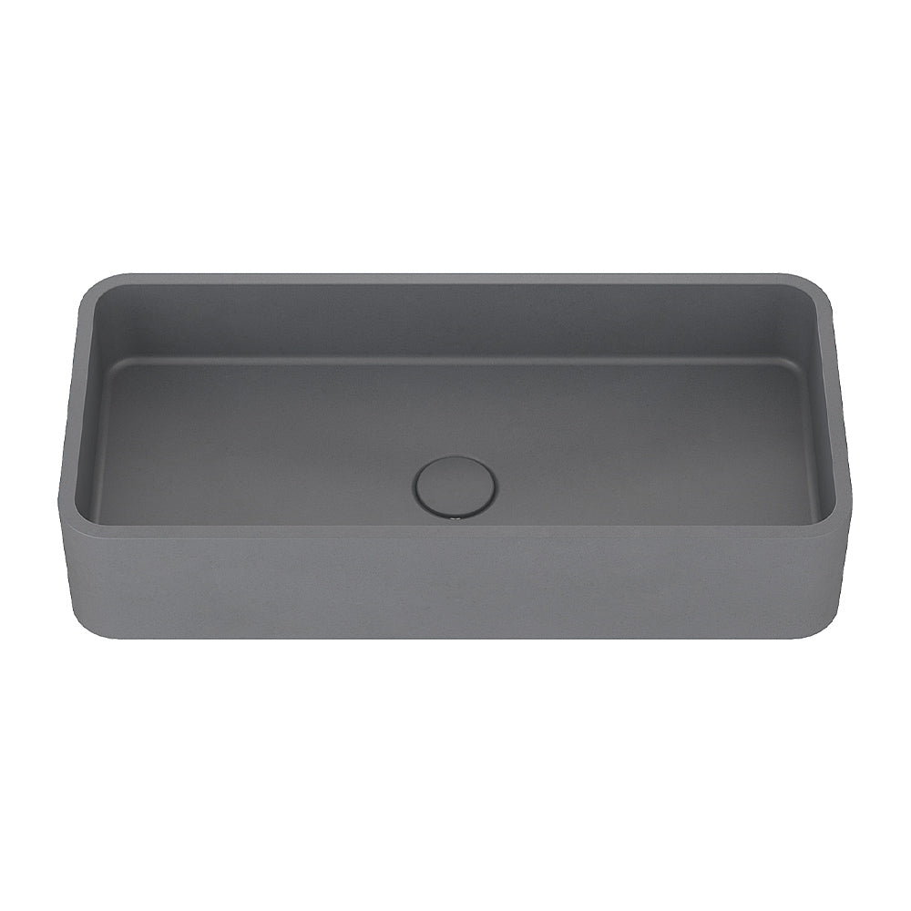 Rectangular Concrete Bathroom Wash Basin