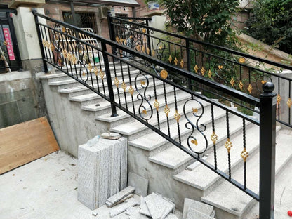 Classic Durable Balcony Wrought Iron Guardrail