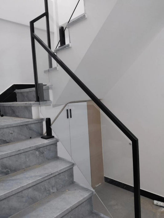 Heavy-Duty Weatherproof Home Iron Stair Handrail