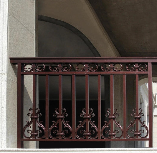 Durable Decorative Outdoor Iron Balcony Railing