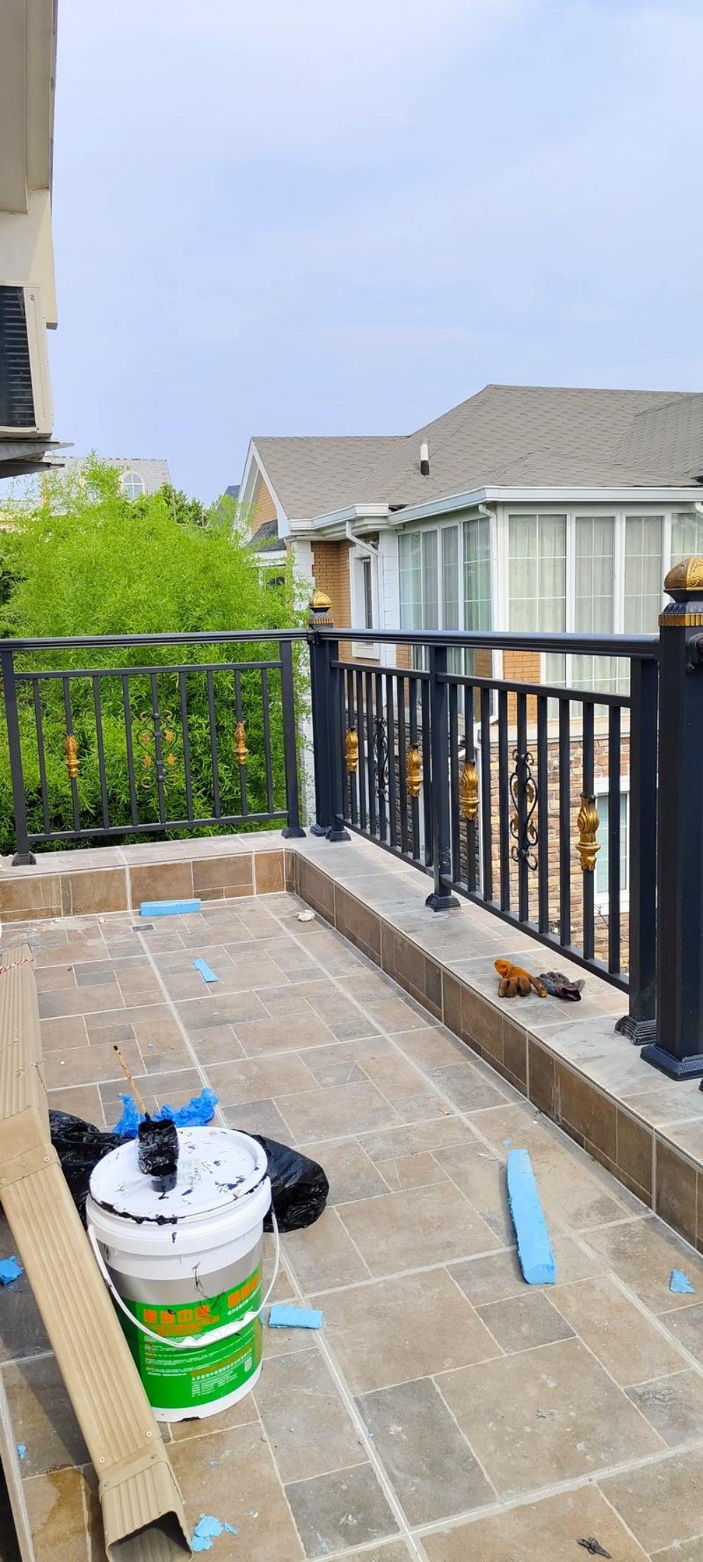Heavy Duty Anti-Rust Iron Balcony Railing