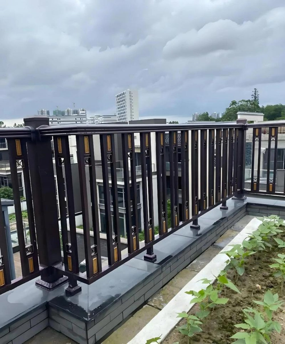 Heavy Duty Anti-Rust Iron Balcony Railing
