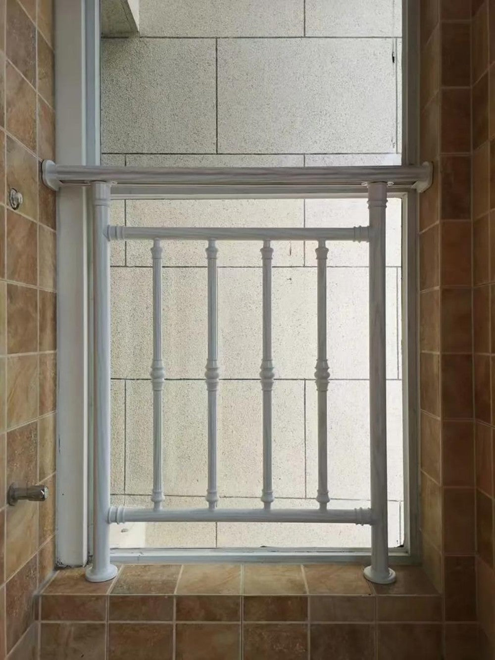Industrial Style Durable Stainless Steel Balcony Railing