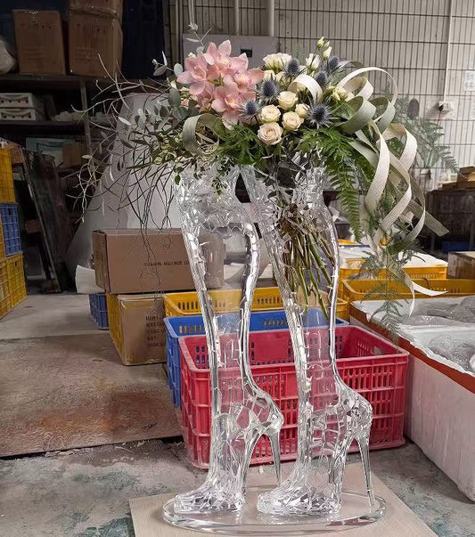 Crystal High Heels Art Decor Ornament