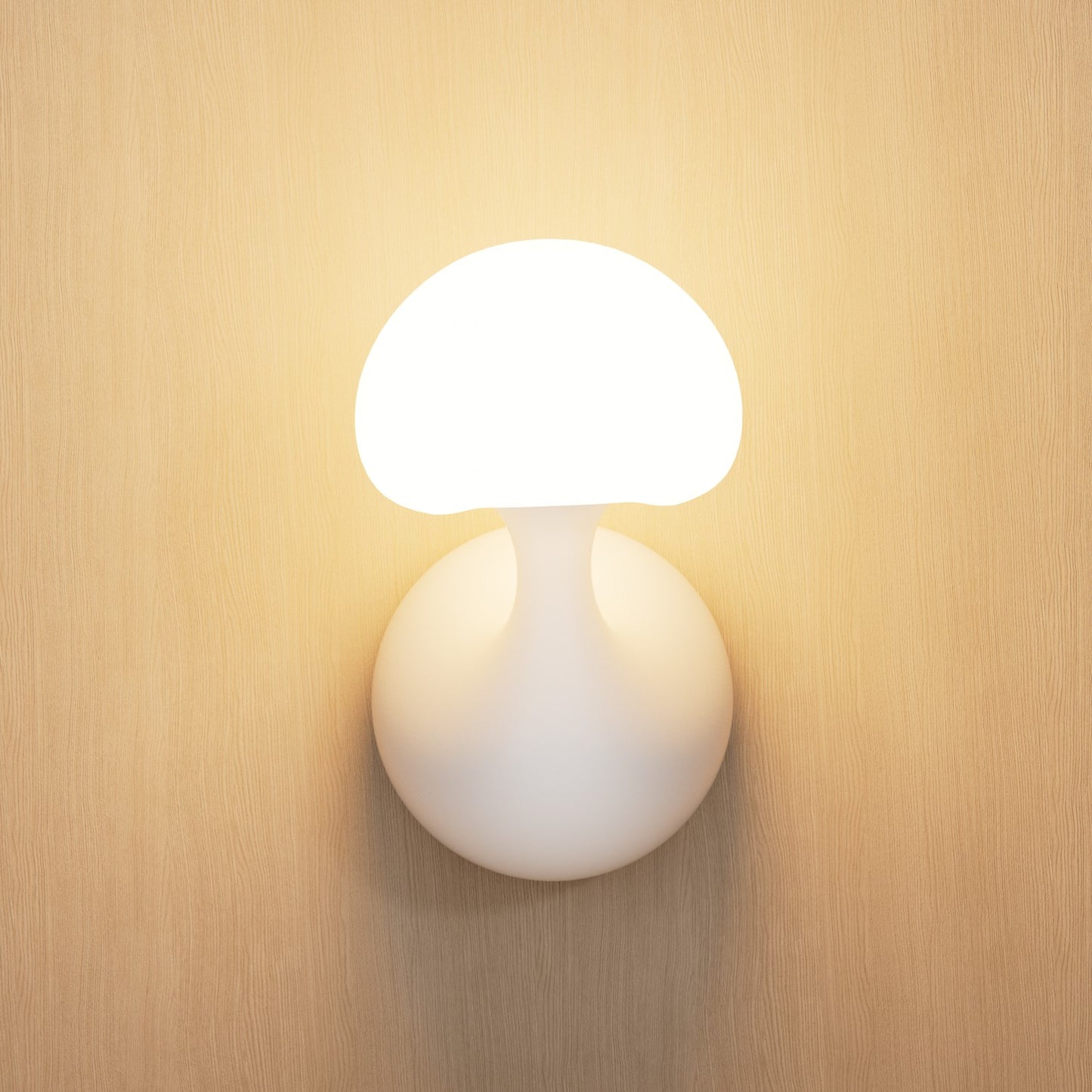 Mushroom Shaped Ceramic Wall Lamp