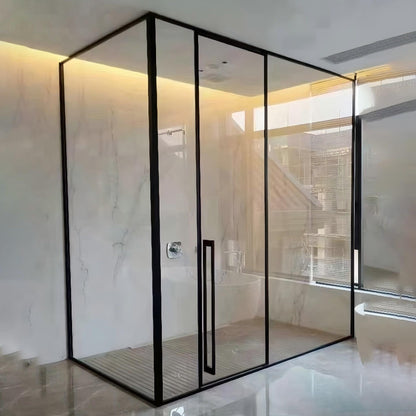 Corner Shower Profile Space Optimized