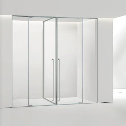Minimalist Frameless Shower System Glass Clamp
