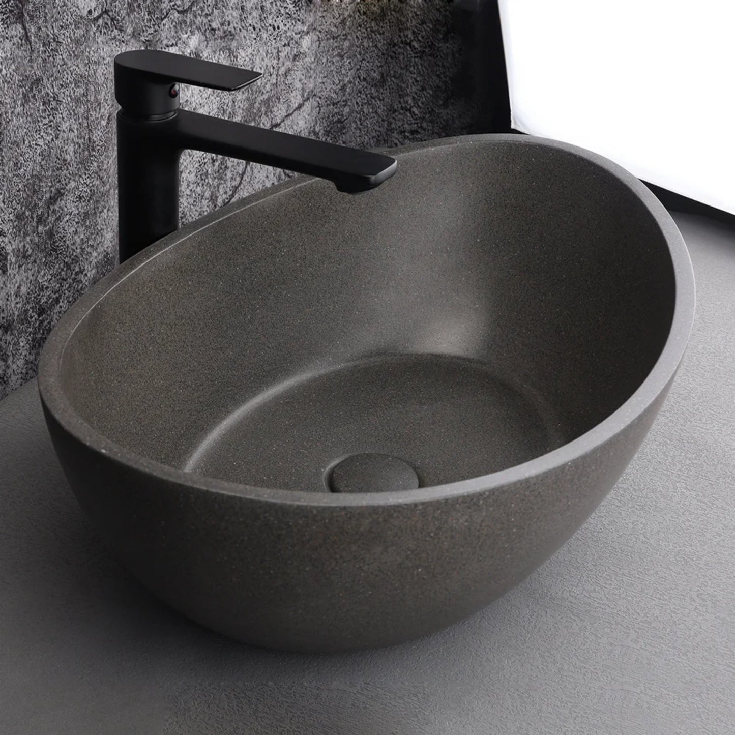 Oval Cement Basin