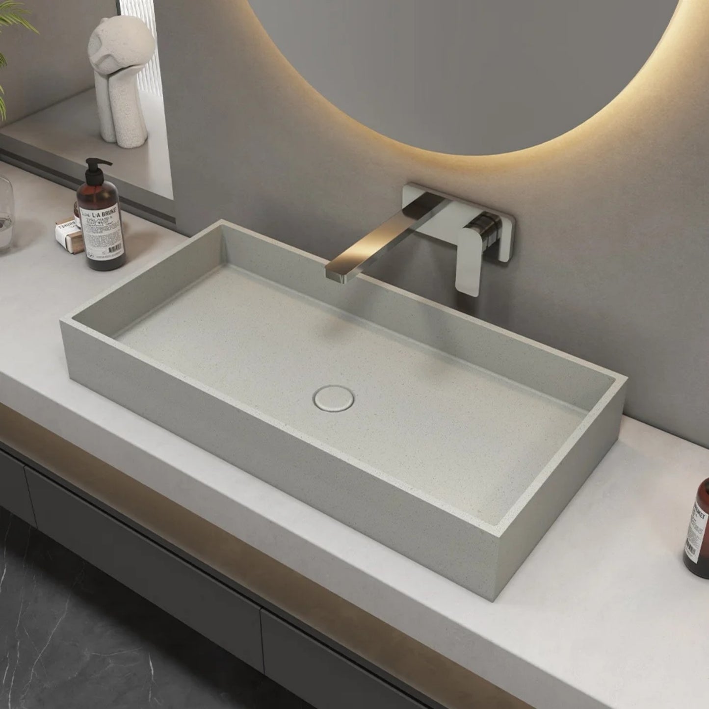 Cement Platform Basin