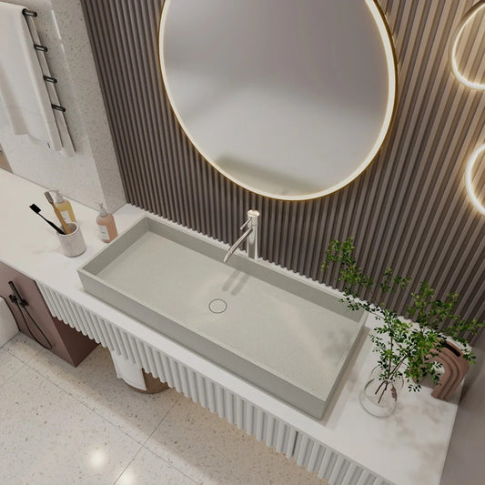 Matte Cement Material Washbasin
