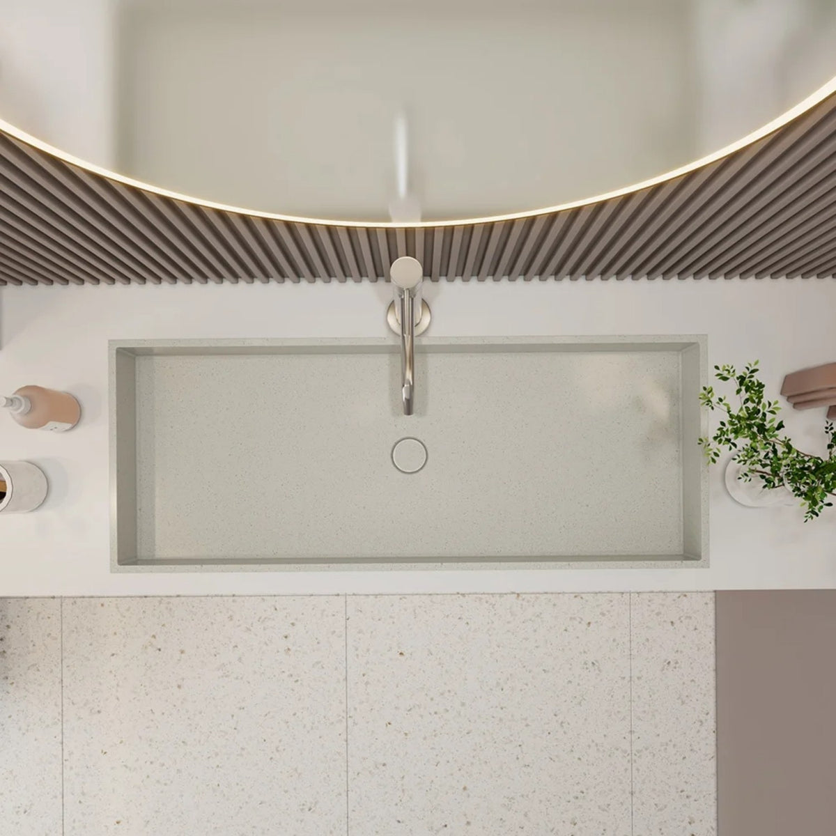 Matte Cement Material Washbasin