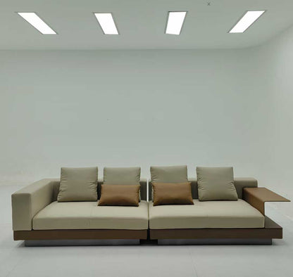 4-Seater Sofa with Built-in Side Table