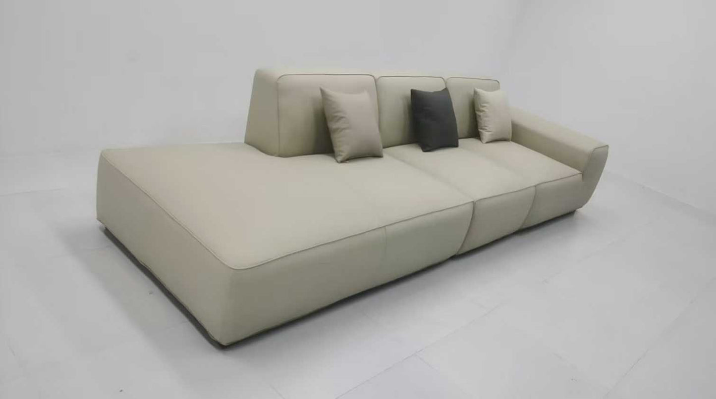 Minimalist Chaise Sectional Sofa