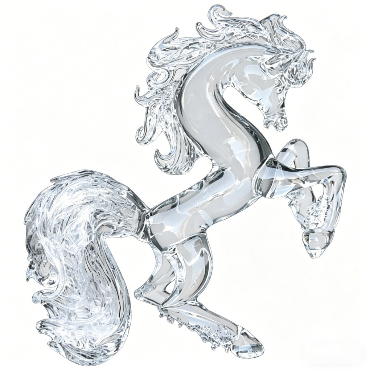 Crystal Horse Sculpture Home Decor Ornament