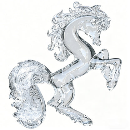 Crystal Horse Sculpture Home Decor Ornament
