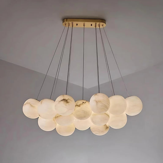 Brass and Marble Home Decor Pendant Light