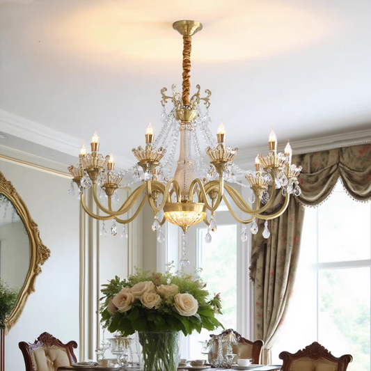 Living Dining Bedroom Brass Pendant Lamp