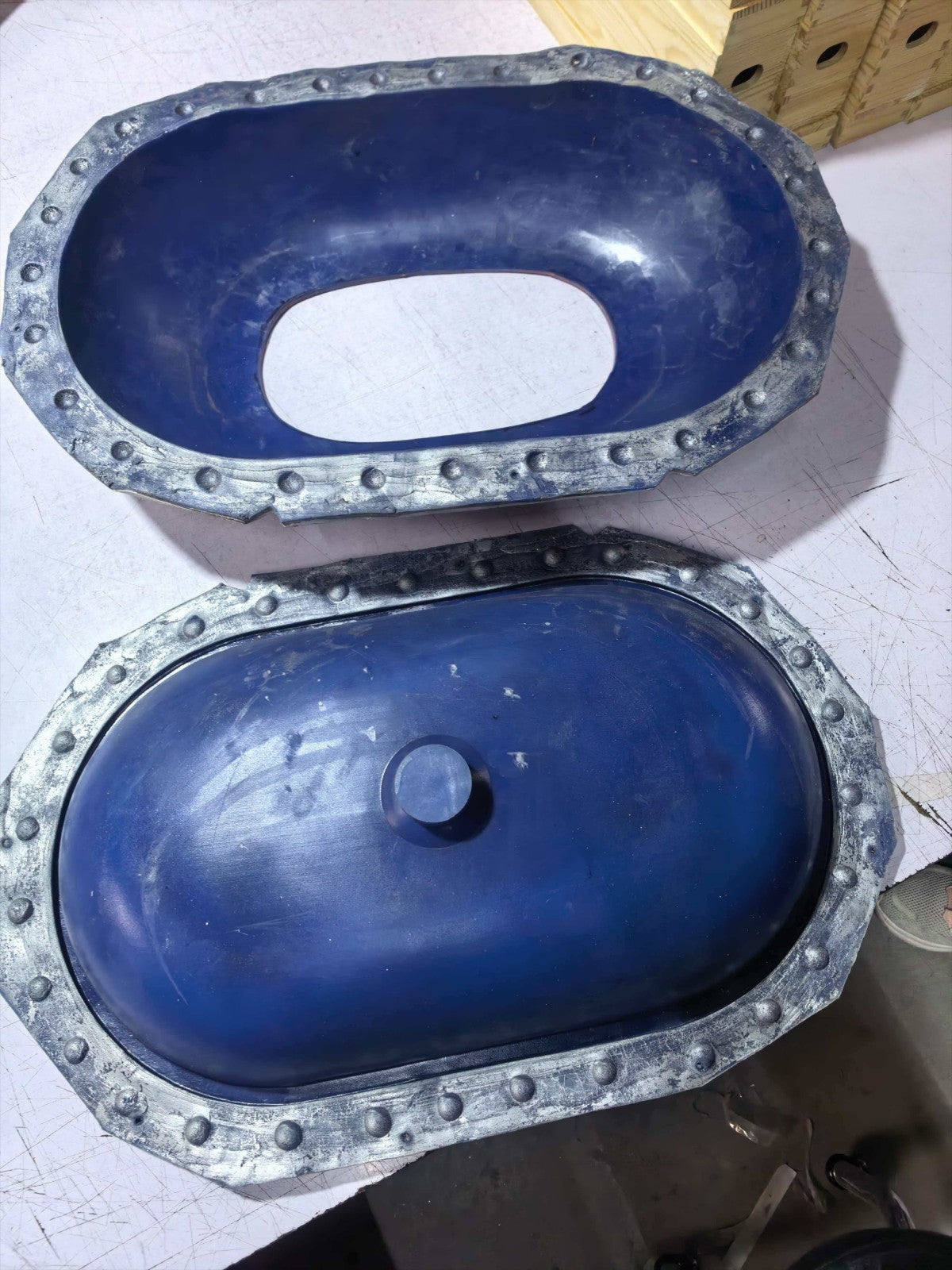 Stone Basin Production Silicone Mould