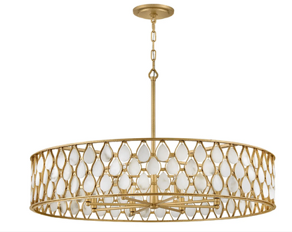 Natural Stone Alabaster Chandelier for Foyer