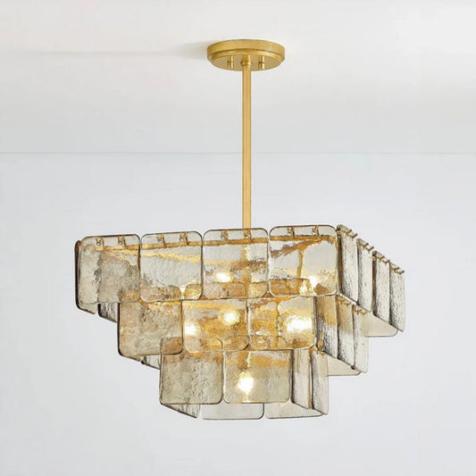 Hotel Restaurant Champagne Gold Chandelier