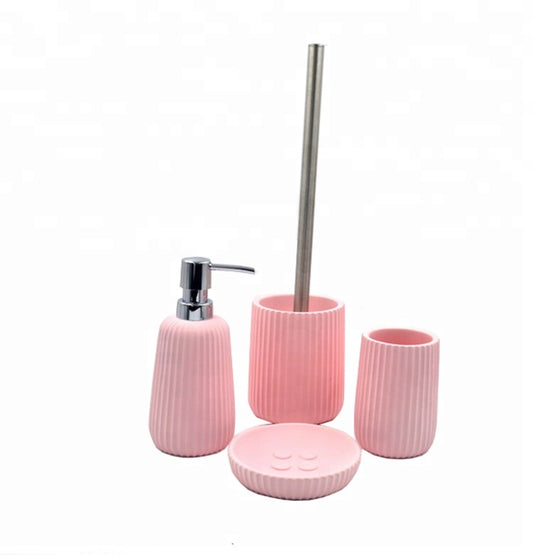Resin Bathroom Accessories Set