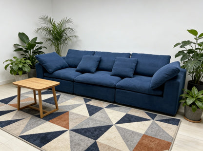 Navy Blue Modular Sectional Sofa