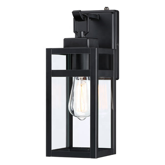 Modern Farmhouse Exterior Light with Glass