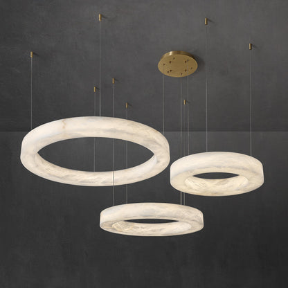 Small Alabaster Chandelier for Living Room