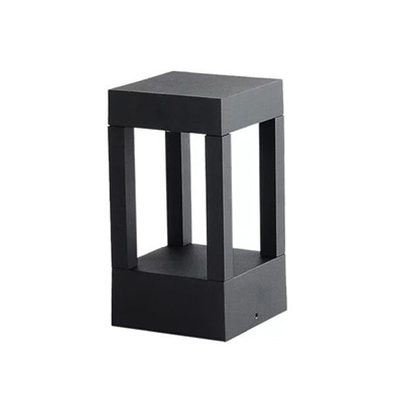 Modern Square LED Bollard Light for Garden