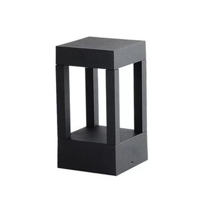 Modern Square LED Bollard Light for Garden
