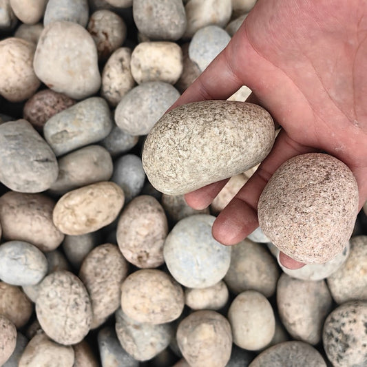 Natural Mix Color Matt Pebbles Garden Decor