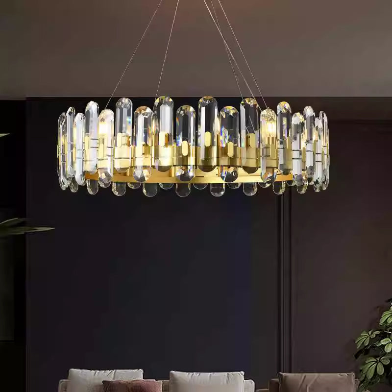 High-End Customizable Gold Chandelier