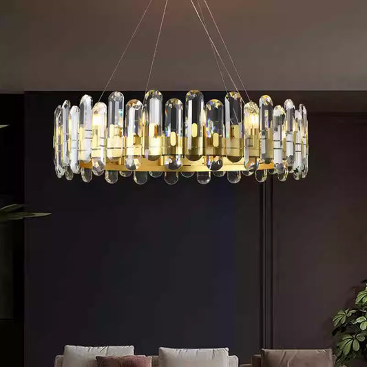 High-End Customizable Gold Chandelier
