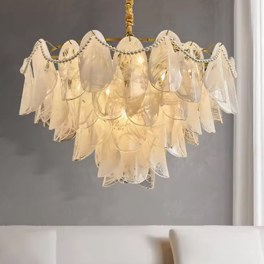 Golden Glass Luxury Lighting Fixtures