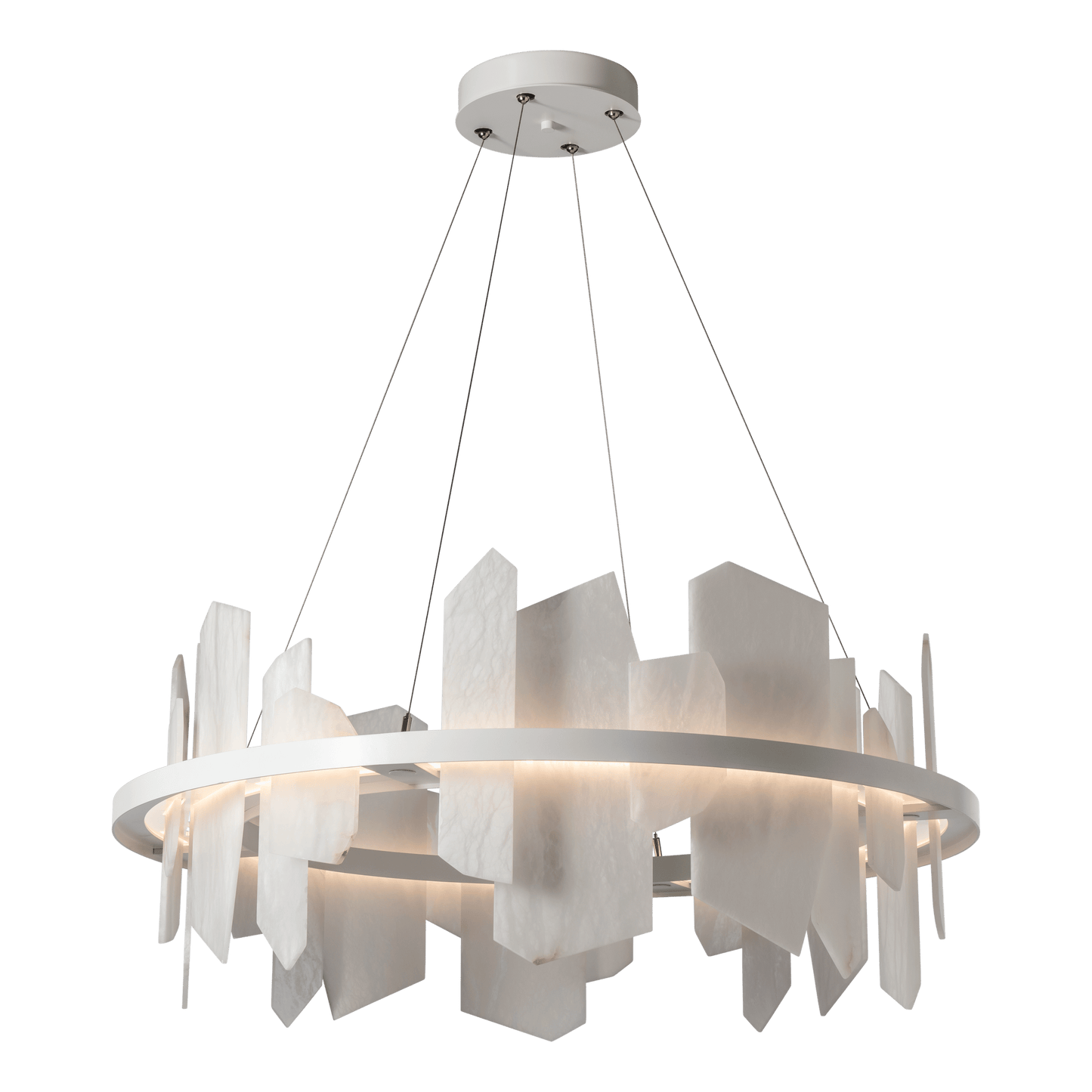 Natural Alabaster Chandelier for Dining Room