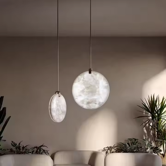 Alabaster Drop Chandelier