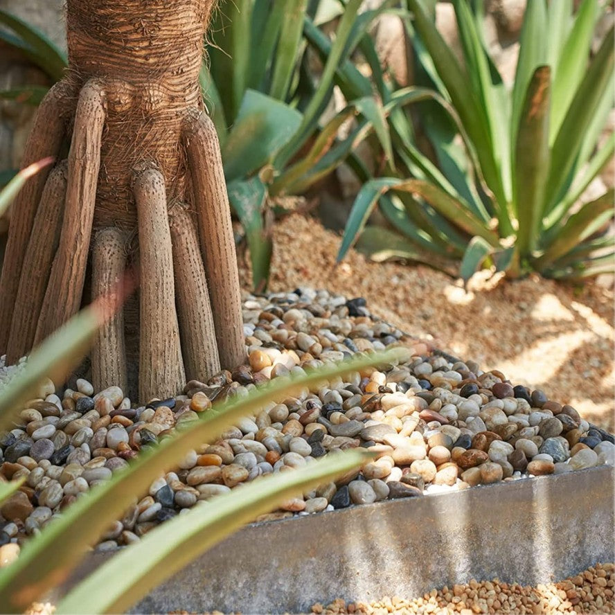Polished Natural Mixed Pebbles Landscaping Stones