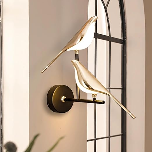 Nordic Retro Copper LED Wall Lamp