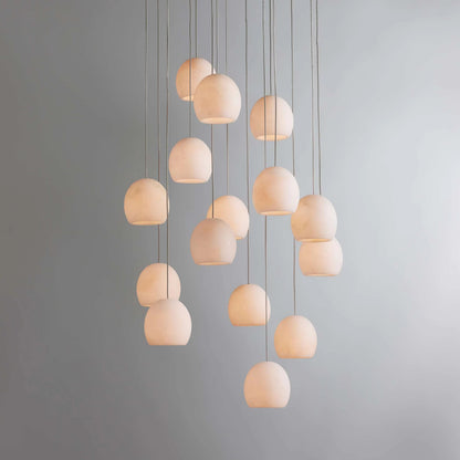 Alabaster Ball Light for Coffee Shop
