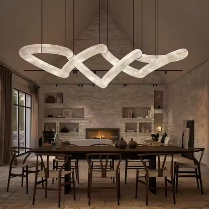 Handcrafted Alabaster Chandelier Home Decor