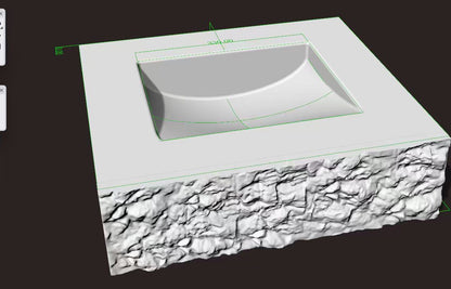 Cement Teardrop Basin Casting Mould