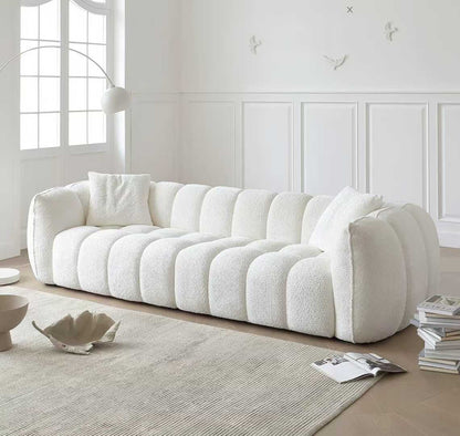 Boucle Channel Stitch 3-Seater Sofa